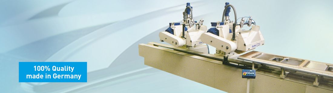 Oberflächenpoliermaschine Rho Oberflächenpoliermaschine zum Polieren von Edelstahl, Aluminium und Kunststoffen.